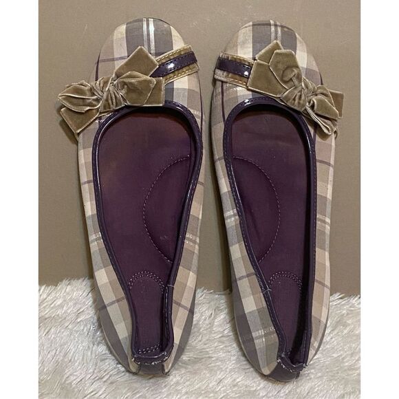 Sperry Women’s Brown Plaid Flats Sz 7.5 US - Picture 5 of 7